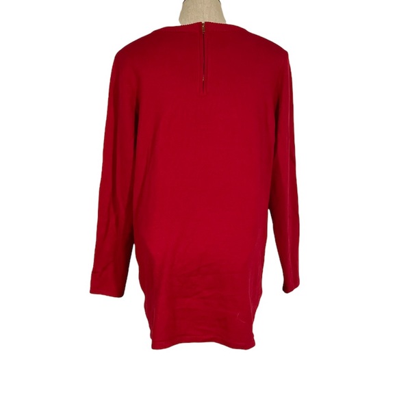 TORRID Strappy Cage Pullover Sweater in Jester Red - Picture 5 of 10